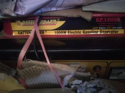 Brans New Unused Caterpillar 1000 watts Electric and Gas Generator