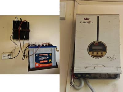 Desi Solar Inverter + Homage UPS + Phoenix Tubular Battery.