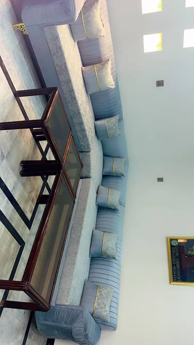7 seater L shaped sofas new,unused available in just 96000 city okara