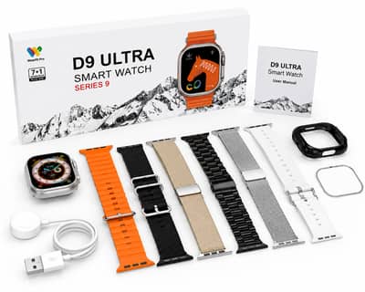 Ultra Smart Watch Series 9 | 7 Straps | Premium Design