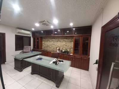 FURNISHED OFFICE AVAILABLE FOR RENT MAIN ZAMZAMA BOULEVARD 1100 SQ FT