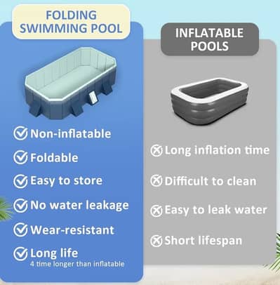 Foldable - Non inflatable swimming pool