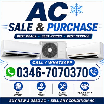 Ac sale purchase / we buy all type ac / scrap ac/ dead ac / best rate