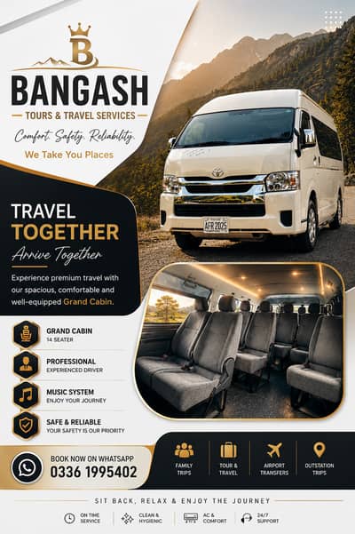  Luxury Grand Cabin Available for Tour & Travels! 