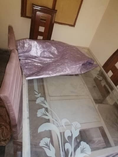 Dining table with 6 chairs