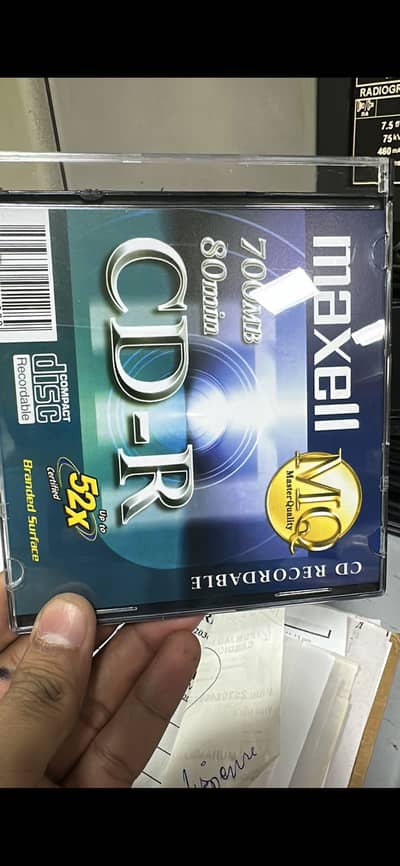 Maxell CD-R 700MB 52x (80 Min) - Blank Recordable Discs