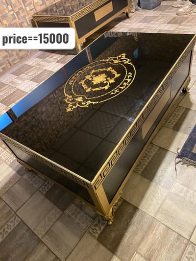 Nesting table/Wooden table/Center table/Sofa center table/glass top