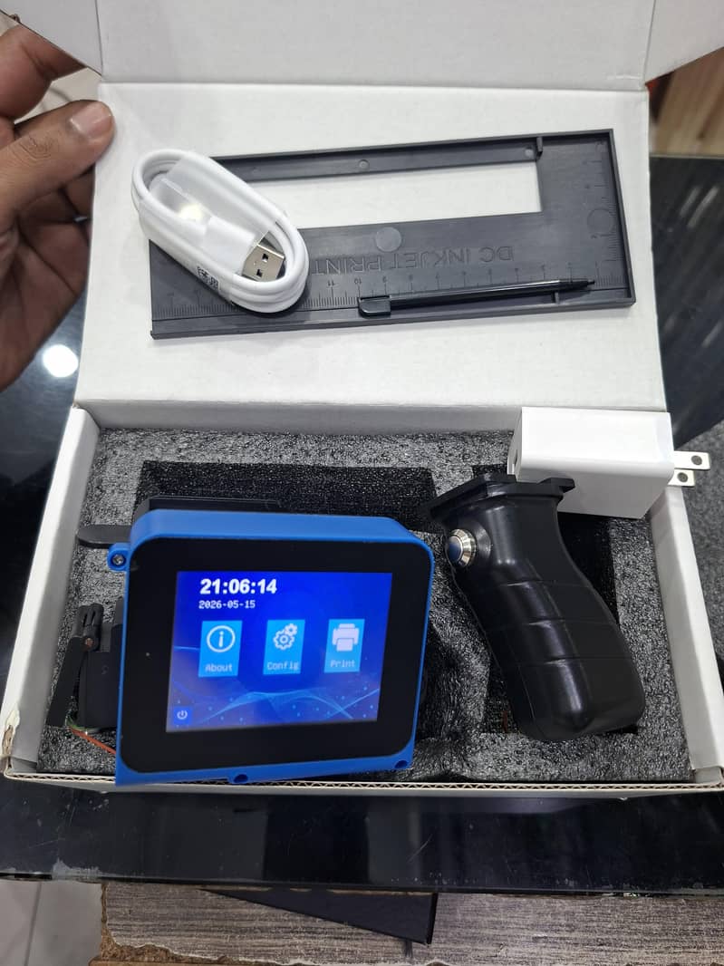 mini handy,handheld inkjet expiry date printer gun/datecoder,bar code 1