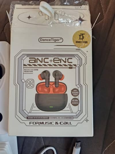 Dance tiger anc+enc. Hifi sound hd. mic tow -mic reduction