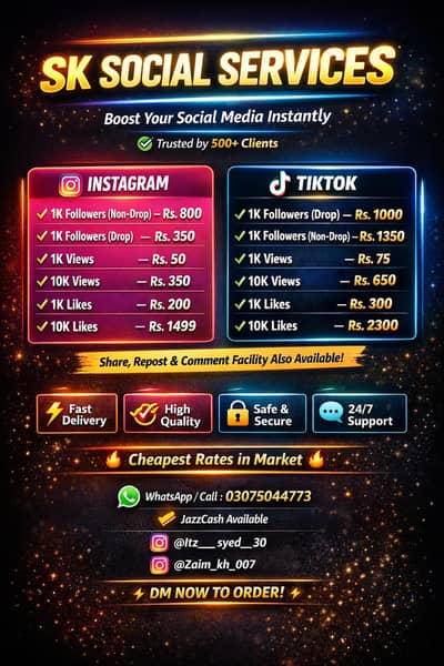 Social Media services