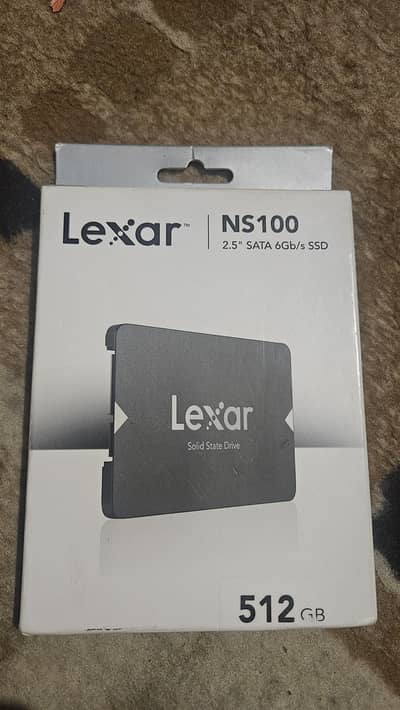 new box pack lexar 512gb ssd for pc or laptop