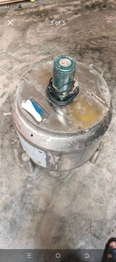 Double jacket Food grade juice plant 100ltr