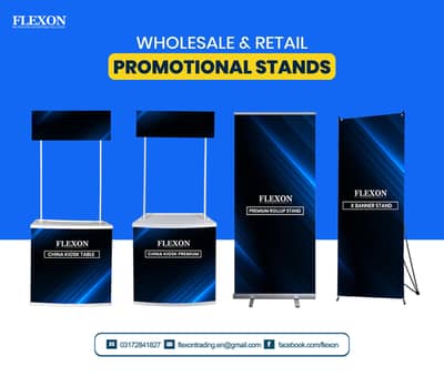 Display Standee/China Kiosk/Marketing Promotion Table/Vinyl Printing