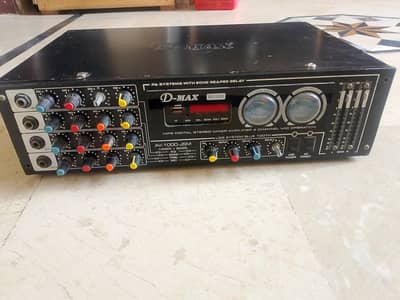 D,Max Amplifier speaker supported