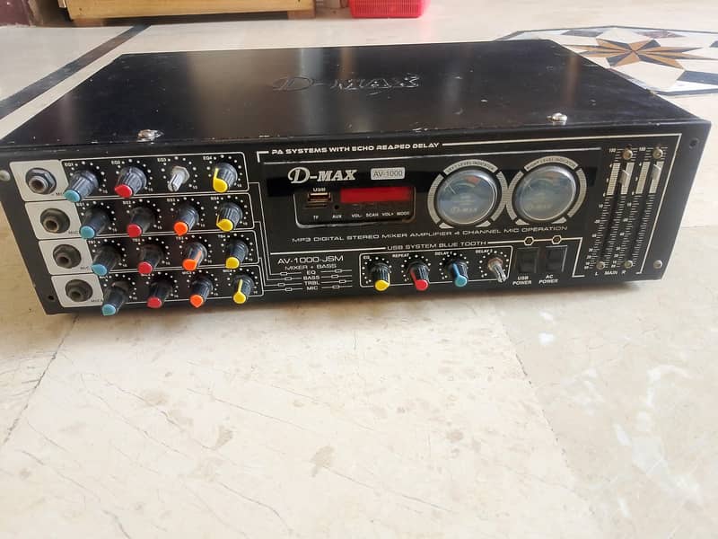 D,Max Amplifier speaker supported 0