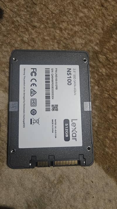 lexar ssd 512gb new condition just box open never used
