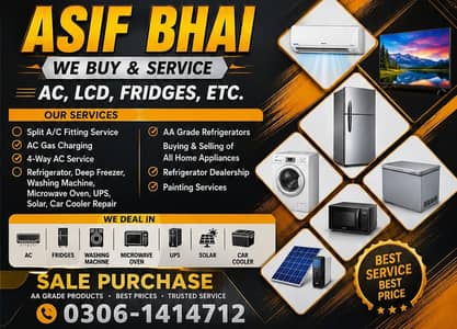 AC Old New AC Sale Purchase/Window AC/ Gree AC/Split AC/DC Inverter