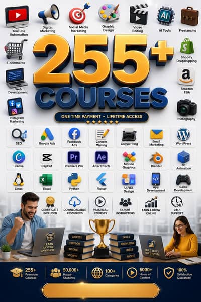 255+ Premium Paid Courses For Skills Development