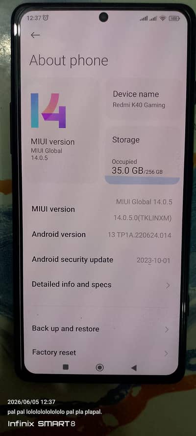 Xiaomi Redmi K40 Gaming