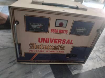 2 Automatic Voltage Stabilizer for Sale. 8500 watt, and 5000 watt
