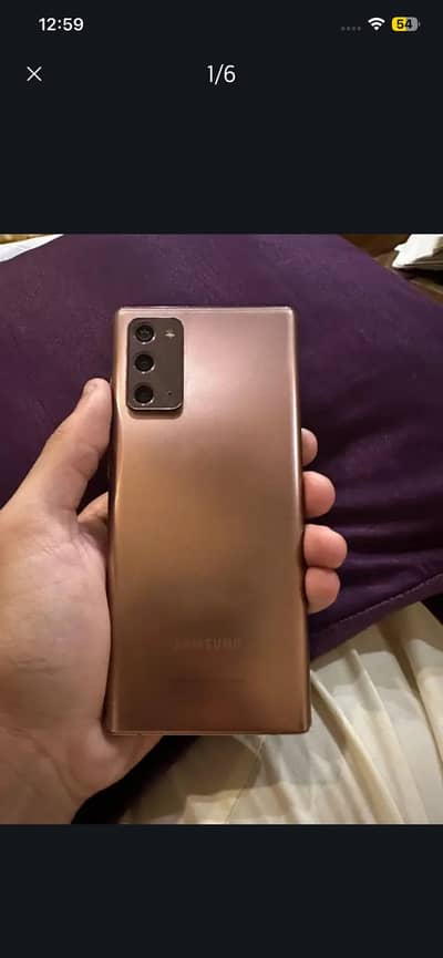Samsung Mobile Note20 Plus for sale