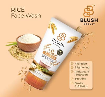 and rice face wash