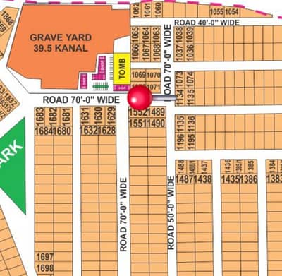 1 kanal Plot For Sale At DHA Phase 7 Sector Y Croner Super Hot Plot