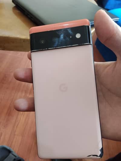 Google Pixel 6 128 gb finger off ha or halki si back krak ha