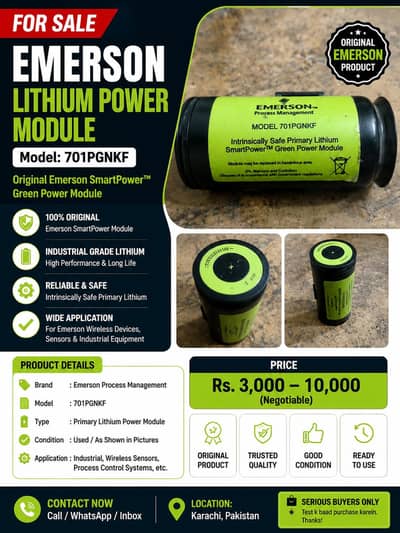 Emerson 701PGNKF Lithium Power Module - Industrial SmartPower