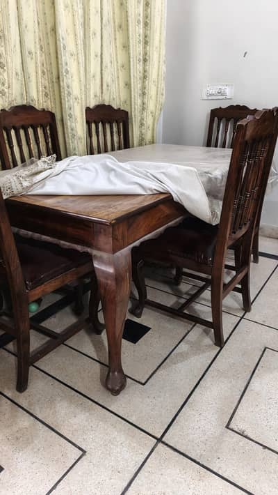 6 chair Dining Table full size