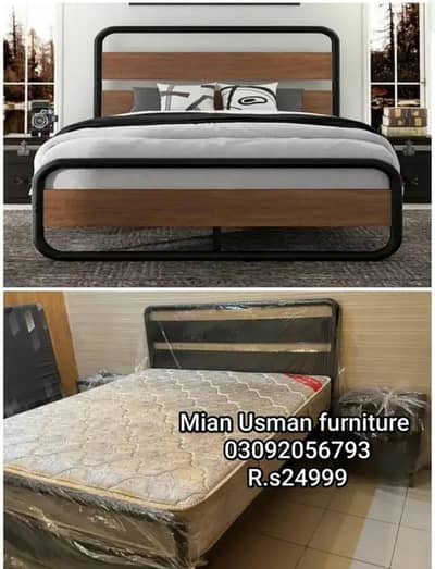 Double Bed|iron double bed|Bed Set|Iron Furniture|03092056793