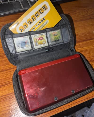 Nintendo 3DS (Red) with Original Charger