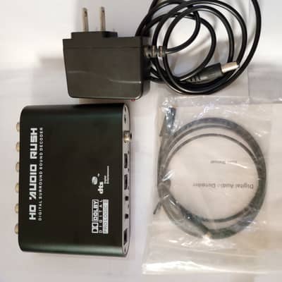 5.1 Audio Digital Sound Decoder Converter Optical SPDIF to 5.1 RCA