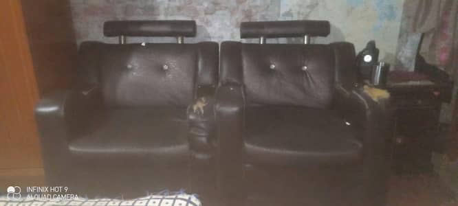 large sofa set with 2 seets