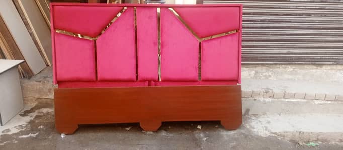 wood bed
