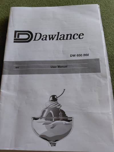 Want to sell DAWLENCE REFRIGERATOR INVERTER TURKEY DW 650
