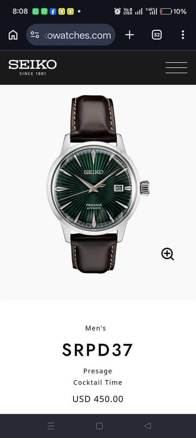 Seiko Presage