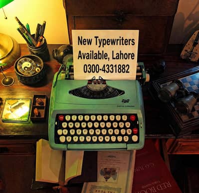 New Typewriters English Urdu Arabic with 6 months warranty 03004331882