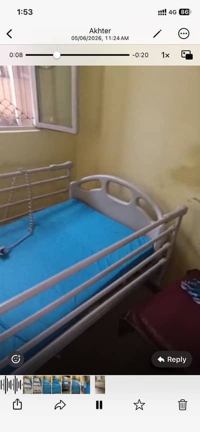 Patient bed full working good condition