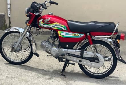 Honda 70cc Bike Model For Sale Call Number_"03226643435
