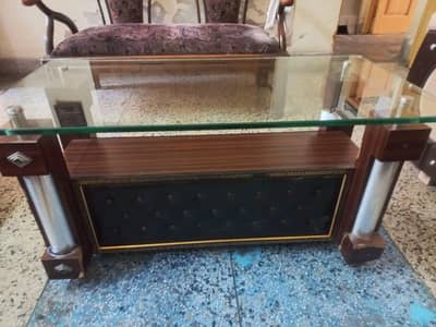 glass table for drawingroom bedroom or other sofa sets