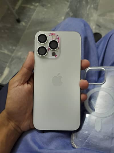 iphone 15 pro max 512 white titanium only phone  82 battery health