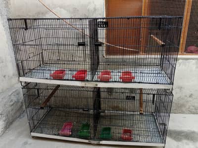 Folding cage pinjra