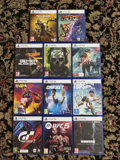 PlayStation 5 & 4 Games up for grabs