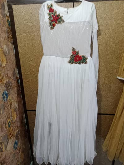 white heavy maxi