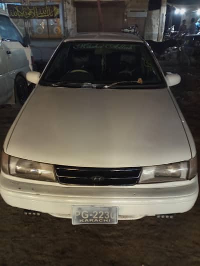 Hyundai EXEL yellow cab