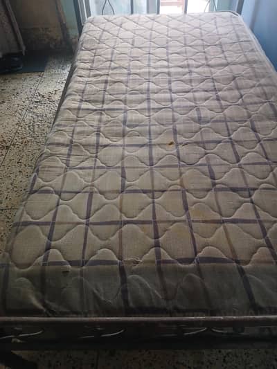 Heavy Iron Single bed with mattress