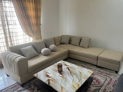 Very Good quality almost New Seven seater L shape Sofa