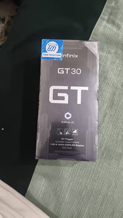 Infinix GT 30 (256GB / 8GB RAM) – Box Packed – Urgent Sale