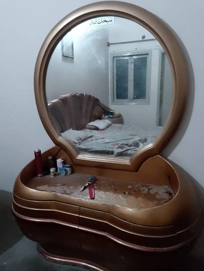 Bed include Gadda and Dressing Table
